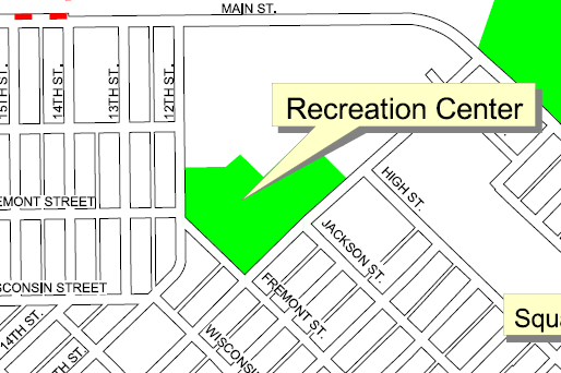 Recreation Center Park map